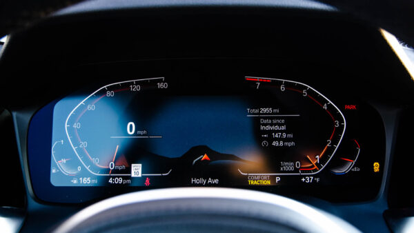 BMW iD7 virtual cluster 3