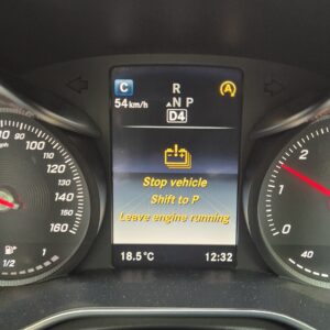 Mercedes ‘Stop vehicle shift to P’ warning removal