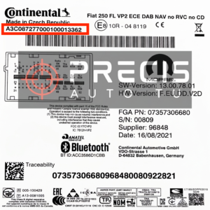 Fiat, Peugeot & Citroen Anti-theft Code Unlock Service – Continental VP2